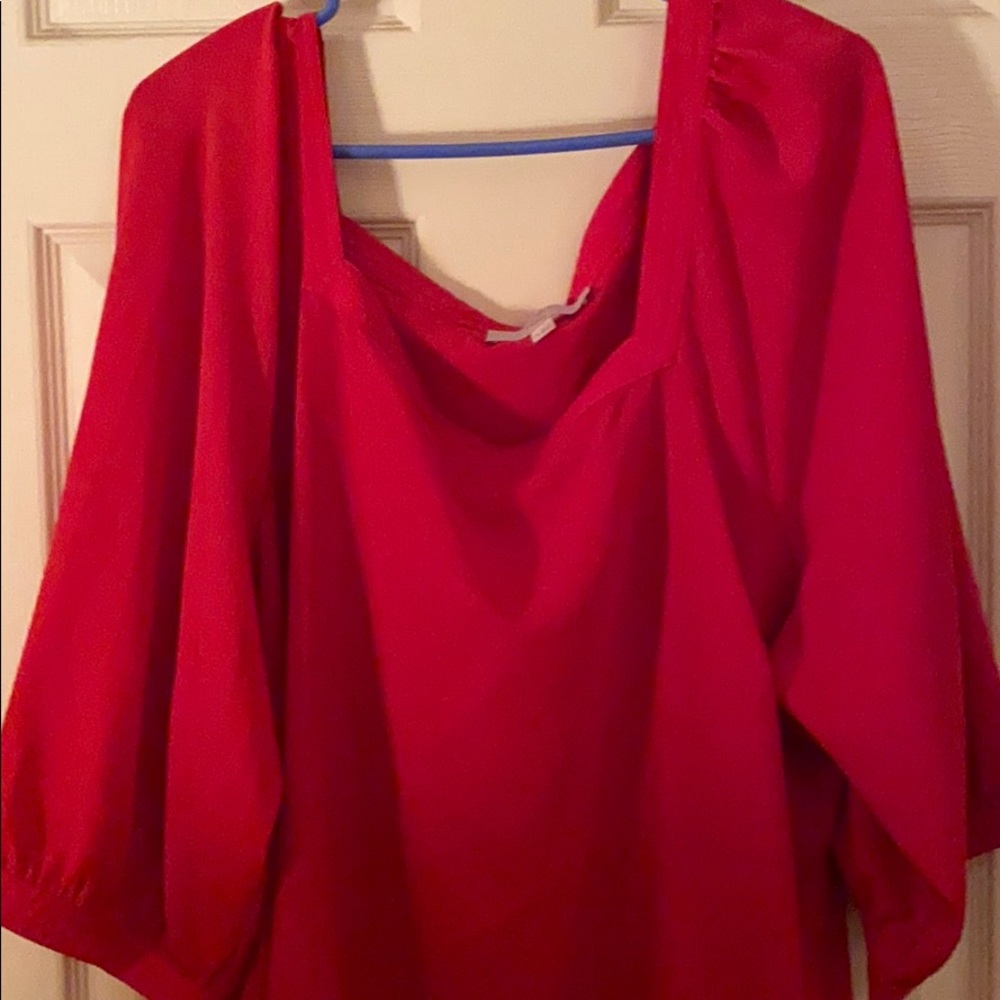3/4 length sleeve blouse loft